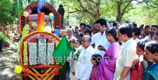 Green flag for toy train at Kadri Park soon